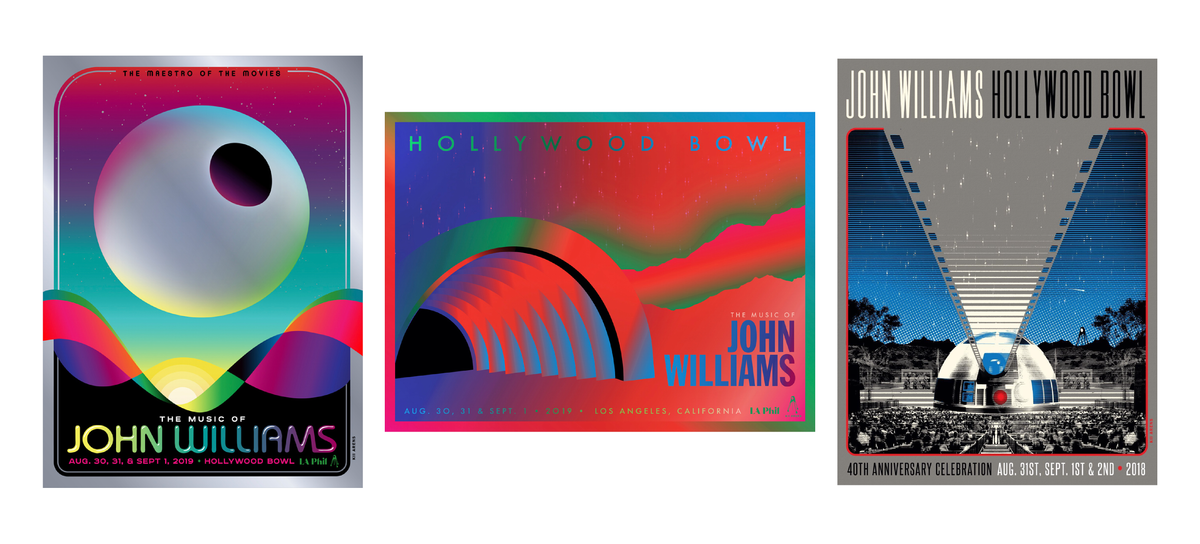 JOHN WILLIAMS HOLLYWOOD BOWL BUNDLE Kii Arens Art