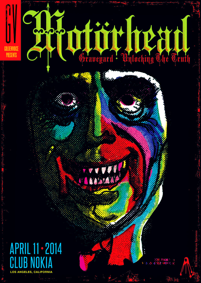 MOTORHEAD - LOS ANGELES, CA 2014 – Kii Arens Art