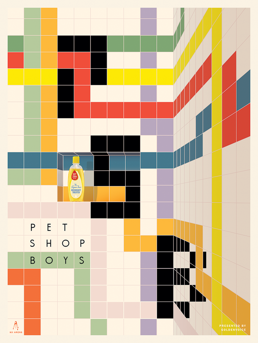 PET SHOP BOYS - MICROSOFT THEATRE – Kii Arens Art