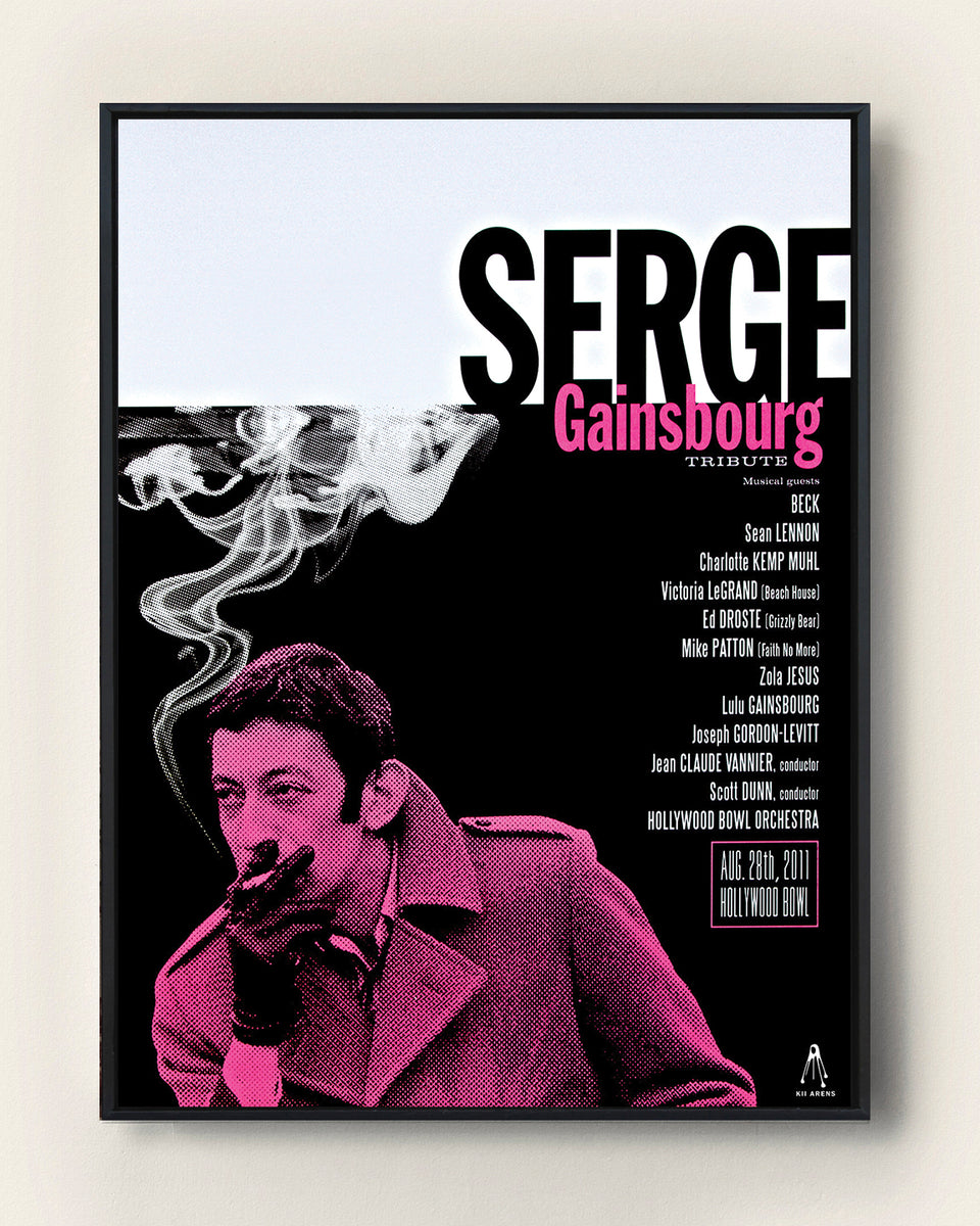 SERGE GAINSBOURG - LOS ANGELES, CA 2011 – Kii Arens Art