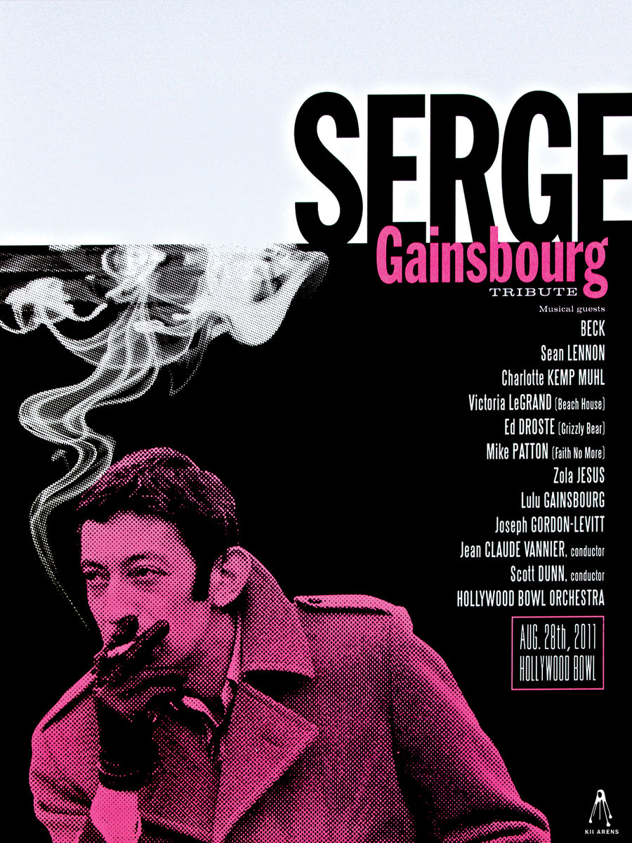 SERGE GAINSBOURG - LOS ANGELES, CA 2011 – Kii Arens Art