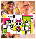 POWERPUFF POSTER From The NOT-SO-FINE Art Show By Craig McCracken and Kii Arens