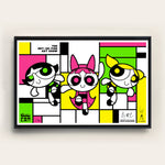 POWERPUFF POSTER From The NOT-SO-FINE Art Show By Craig McCracken and Kii Arens