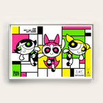 POWERPUFF POSTER From The NOT-SO-FINE Art Show By Craig McCracken and Kii Arens
