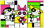 POWERPUFF POSTER From The NOT-SO-FINE Art Show By Craig McCracken and Kii Arens