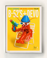 B-52’s + DEVO TOUR POSTER 2O25