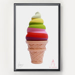 Color Dipped Cones