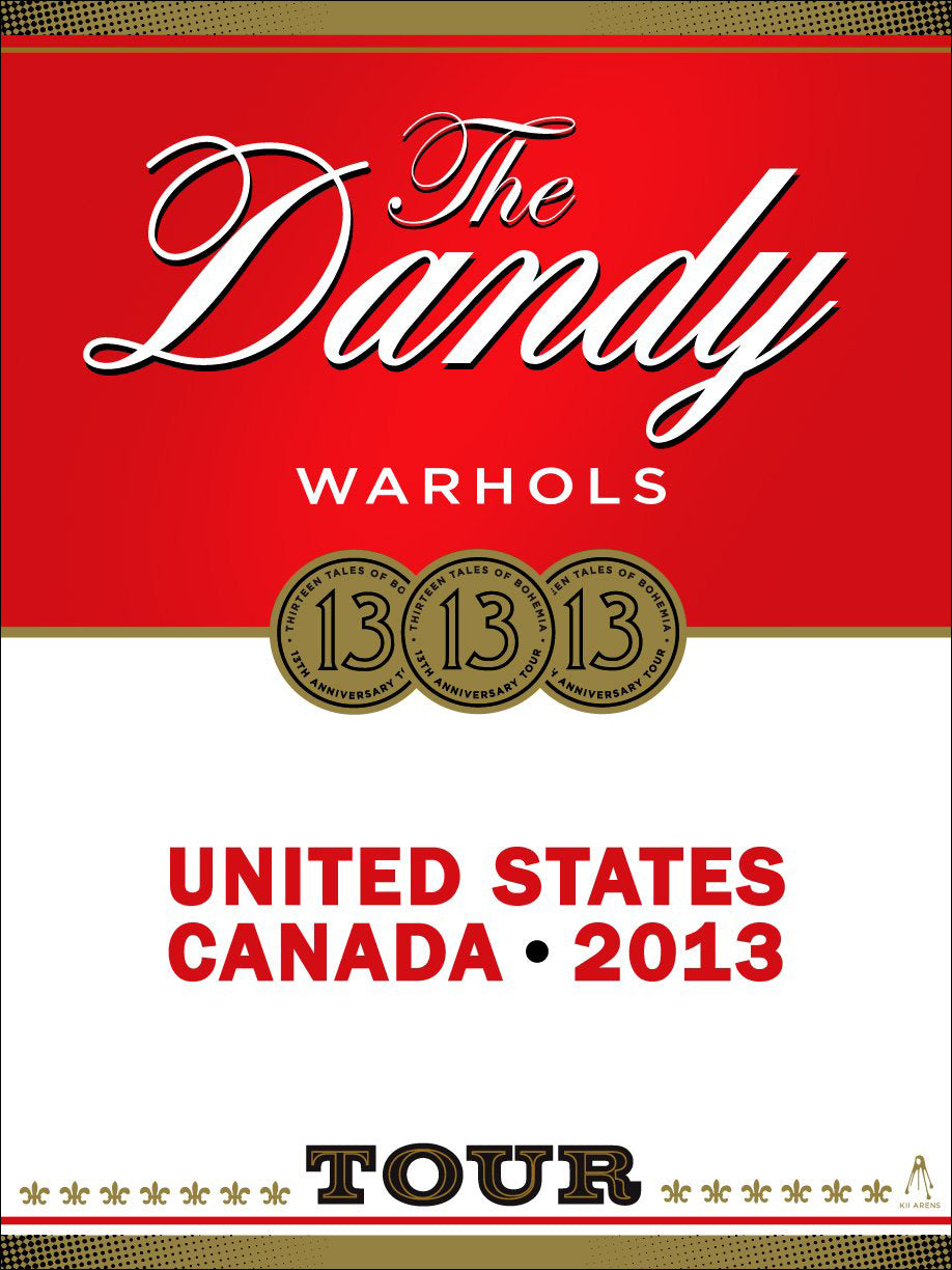 THE DANDY WARHOLS - USA & CANADA TOUR 2013