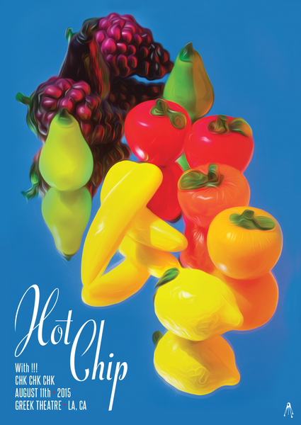 HOT CHIP GREEK THEATRE Kii Arens Art