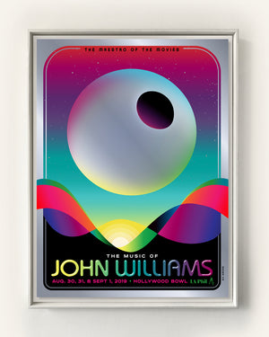 JOHN WILLIAMS - DEATH STAR - HOLLYWOOD BOWL (METALLIC FOIL)