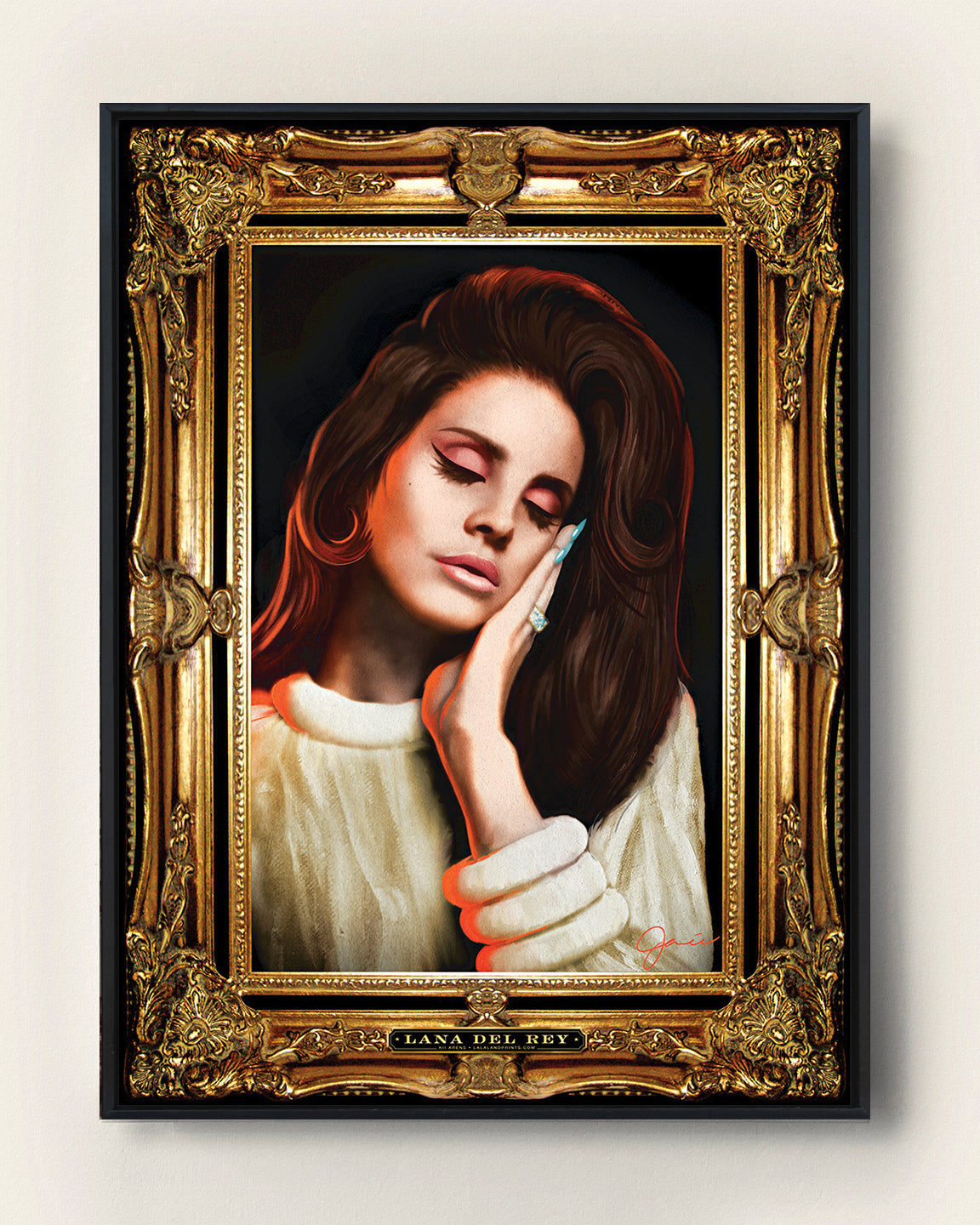 X596 Lana Del Rey Summer Bummer Fabric Poster Art 40 24x36