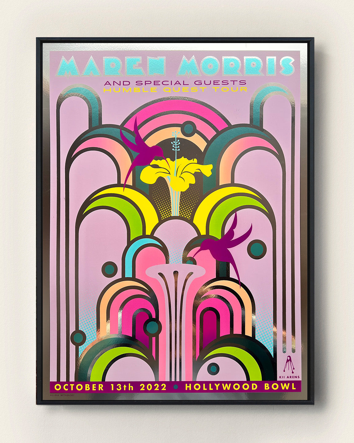 MAREN MORRIS FOIL PRINT