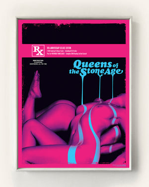 QUEENS OF THE STONE AGE - 10TH ANNIVERSARY RATED R (PINK/BLUE)