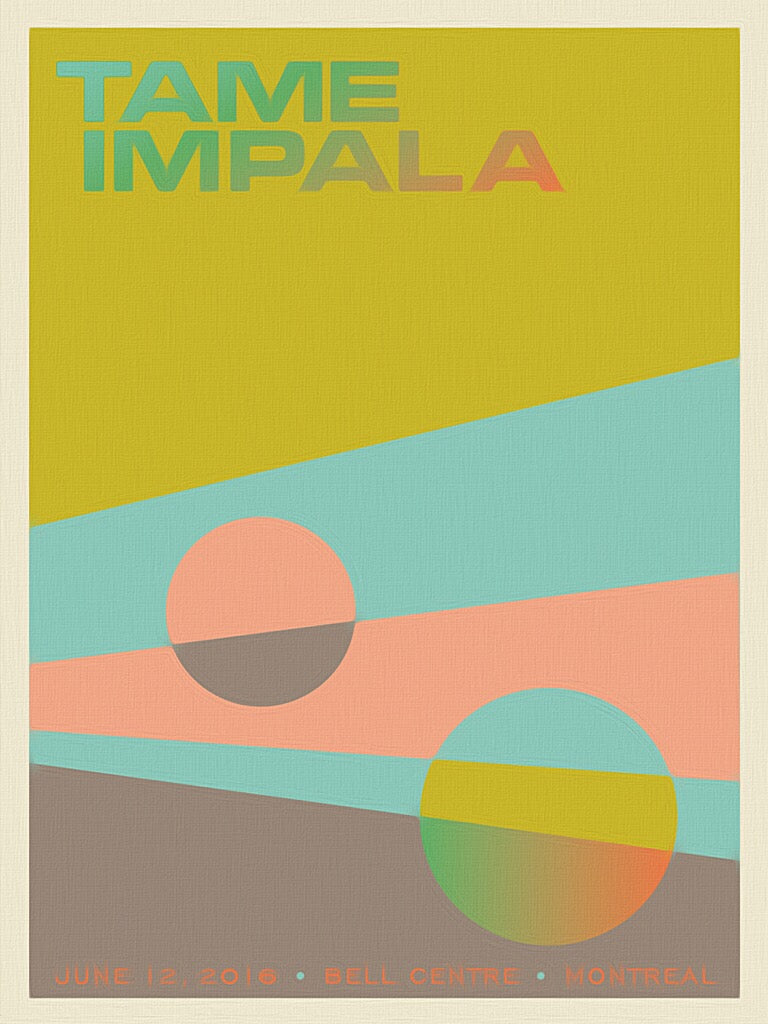 TAME IMPALA POSTER - BELL CENTRE